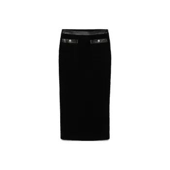 NANUSHKA Xanthe Midi Skirt