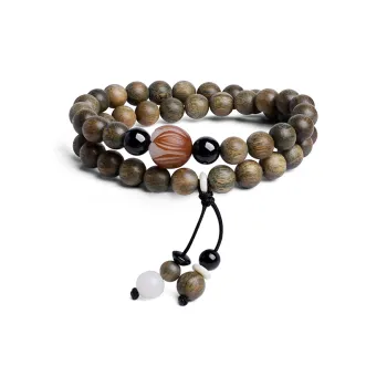 MUSHENGYUAN Green Sandalwood Bracelets Unisex