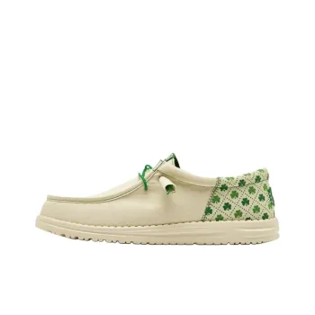 Heydude Wally Funk Luck Casual Shoes Men's White Green
