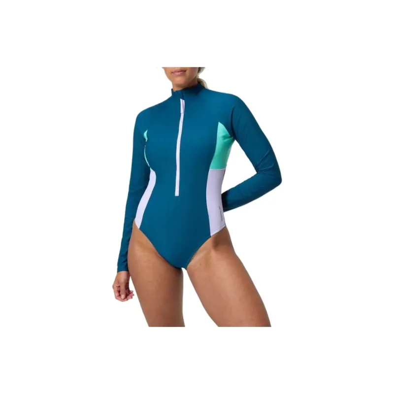 Speedo One piece Swimsuit Women's Dark Blue Green-0