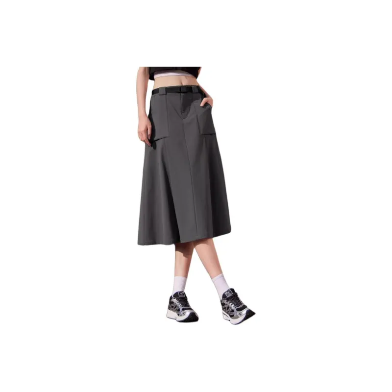 CAMEL Casual Long Skirts Women's-1