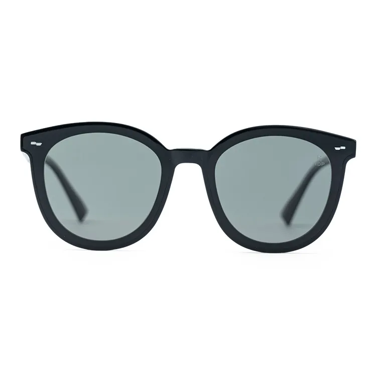 HELEN KELLER Plate Frame Round Sunglasses Unisex-6