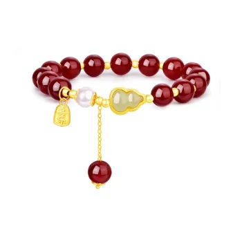 JINLIUFUJIXIANG Natural Agate Bracelets Women's