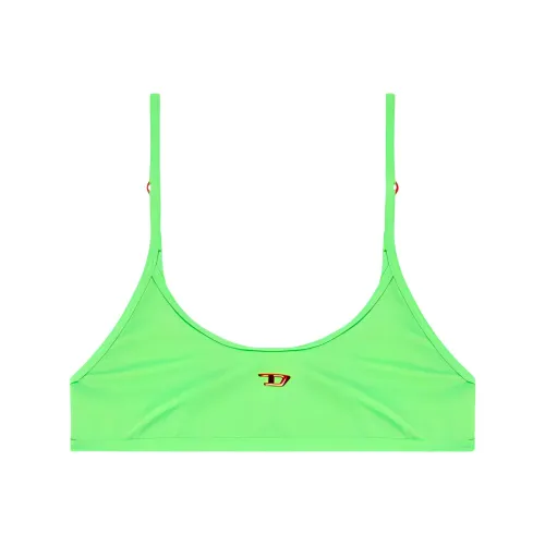 DIESEL Nala Logo appliqué Bikini Top