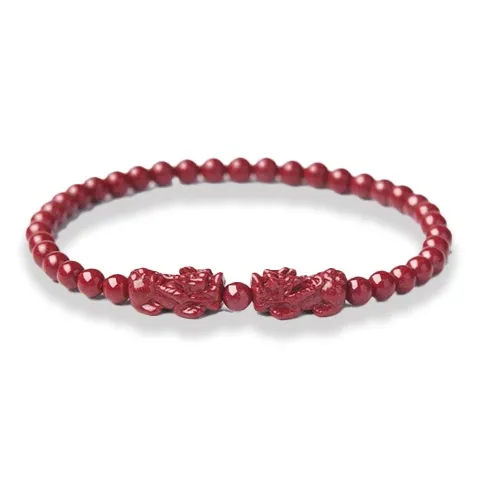 GIRATI Reconstructed Cinnabar Bracelets Unisex-0