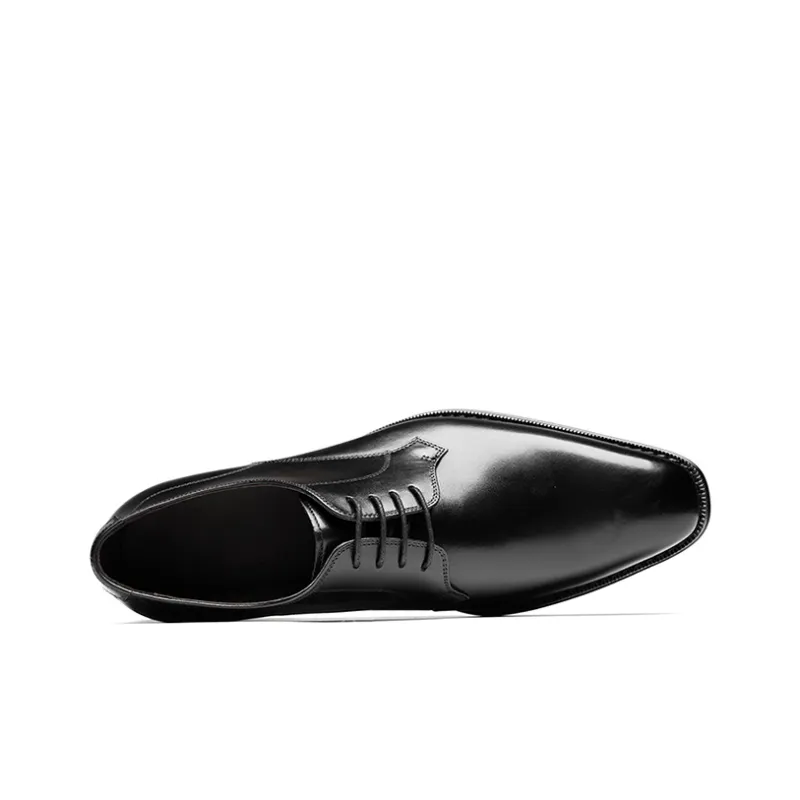 Bansley Dress Shoes Men Low Top Black-2