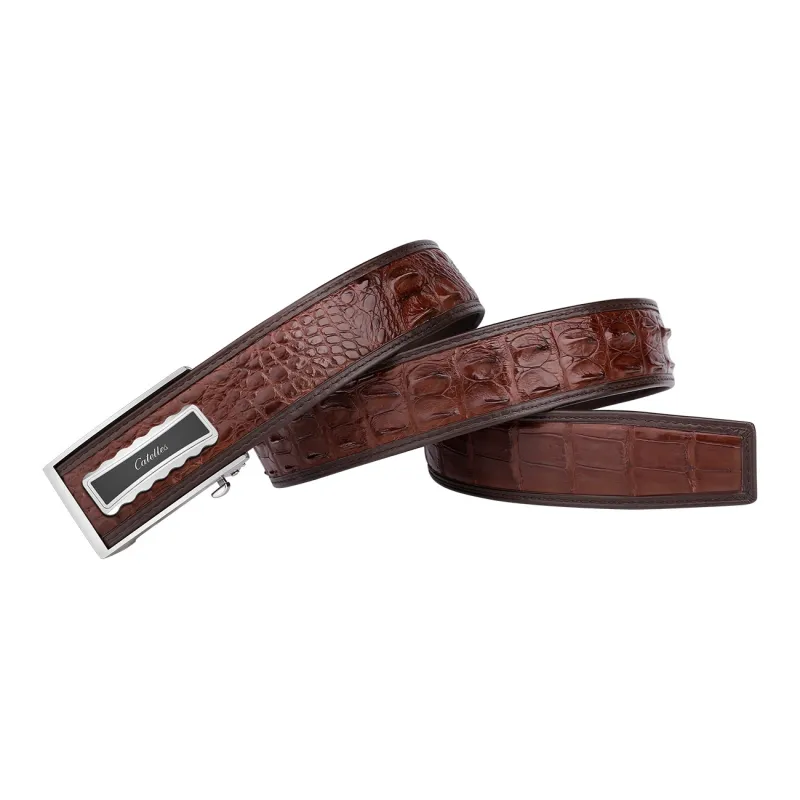 CATELLES Crocodile Leather Belts Men's 3.5cm/3.8cm-23