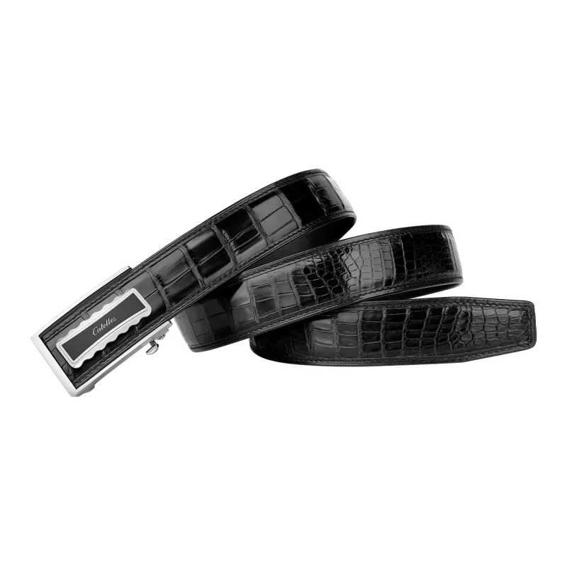 CATELLES Crocodile Leather Belts Men's 3.5cm/3.8cm-3