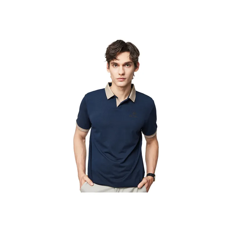 Red bean Polo Shirts Men-0