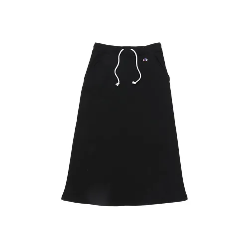 Champion FW24 Casual Long Skirt Women's Black
