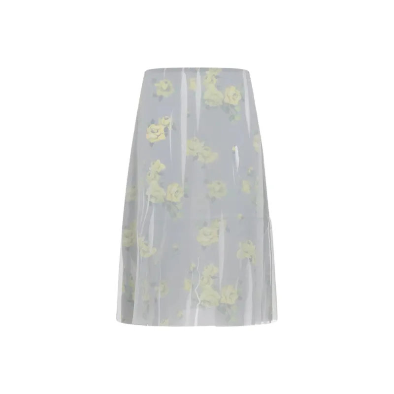 Acne Studios Floral Midi Skirt-0
