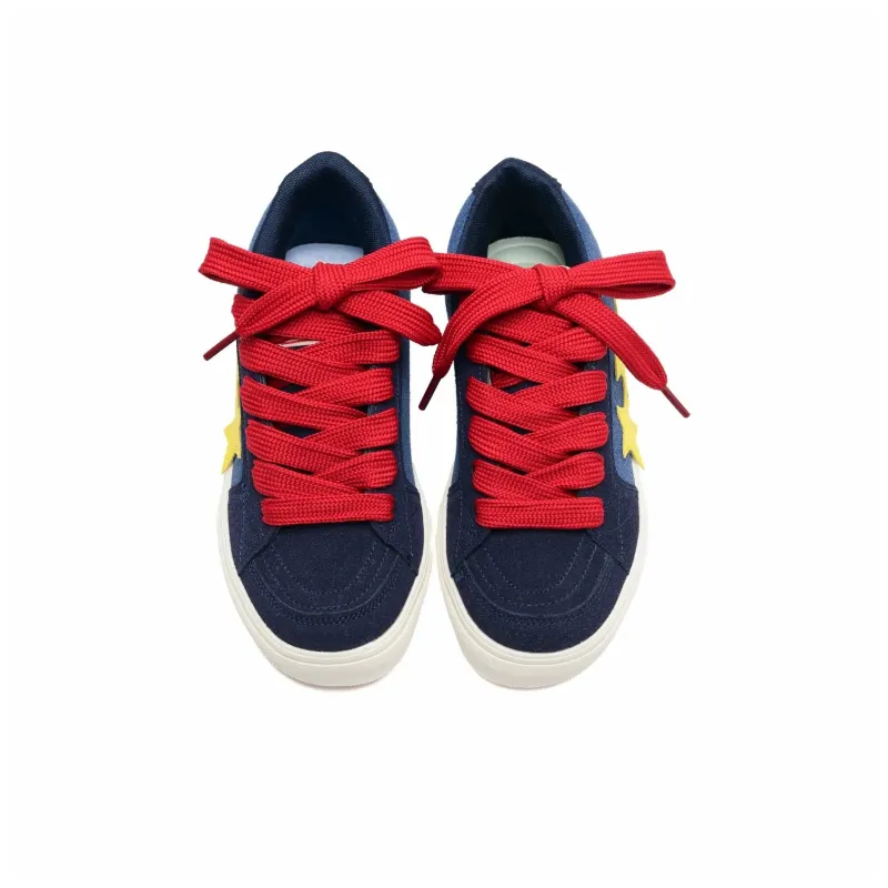 T628 Stars Puffy Shoes Slip Resistant, Abrasion Resistant, Lightweight Low Top Skateboard Shoes Unisex-5
