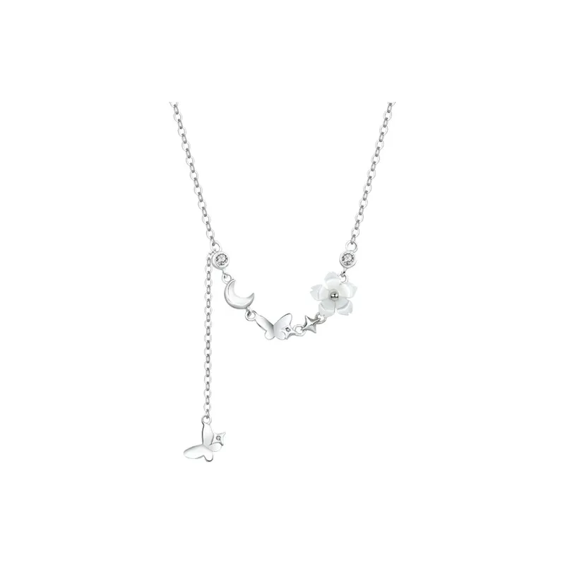 QUIET LOVE Sterling Silver Necklaces Women's-0