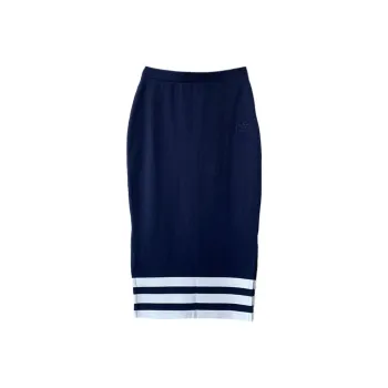 Adidas Originals Casual Long Skirt Women's Marine Blue