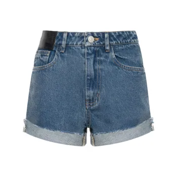 ANN ANDELMAN Denim Shorts Women's Blue