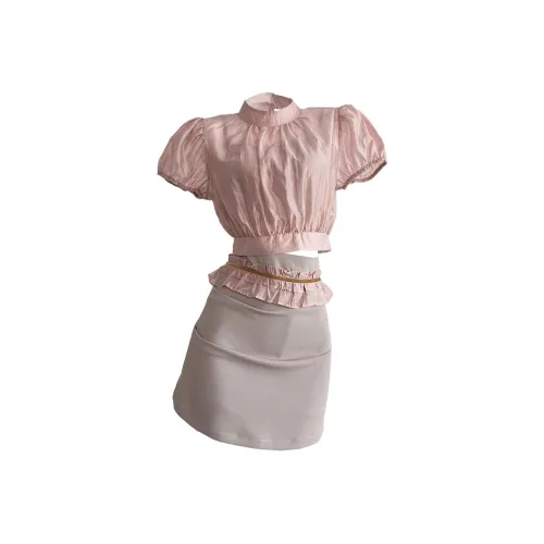 Icicofficial Two Piece Skirt Sets Women's