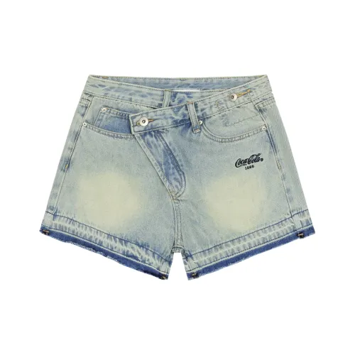 Coca Cola Denim Shorts Women's Denim Blue