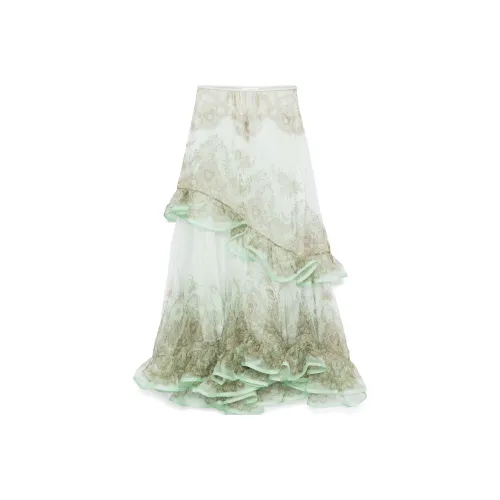 Zimmermann Crush Flutter Maxi Skirt