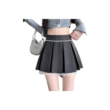 AURORA MUSE Casual Short Skirts Women's Gray
