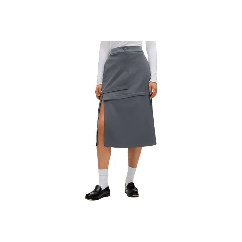 Lululemon FW24 Casual Long Skirt Women's Oil Blue-0