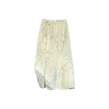 Cypress House Casual Long Skirts Women's Cyan Beige