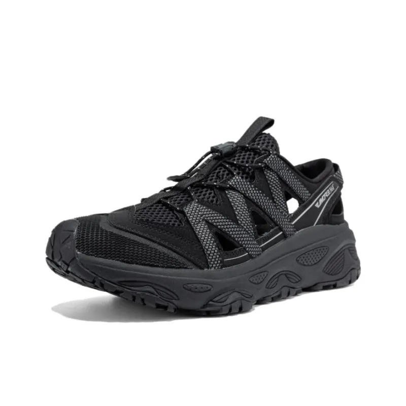361° Slip Resistant Lightweight Abrasion Resistant River Trekking Shoes Men's Obsidian Black-2