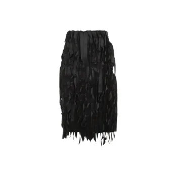 PRADA Fringe Detailed Skirt