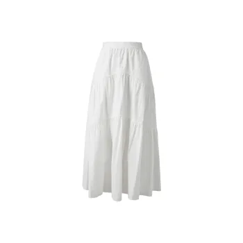 3COLOUR Casual Long Skirts Women's Cloud White