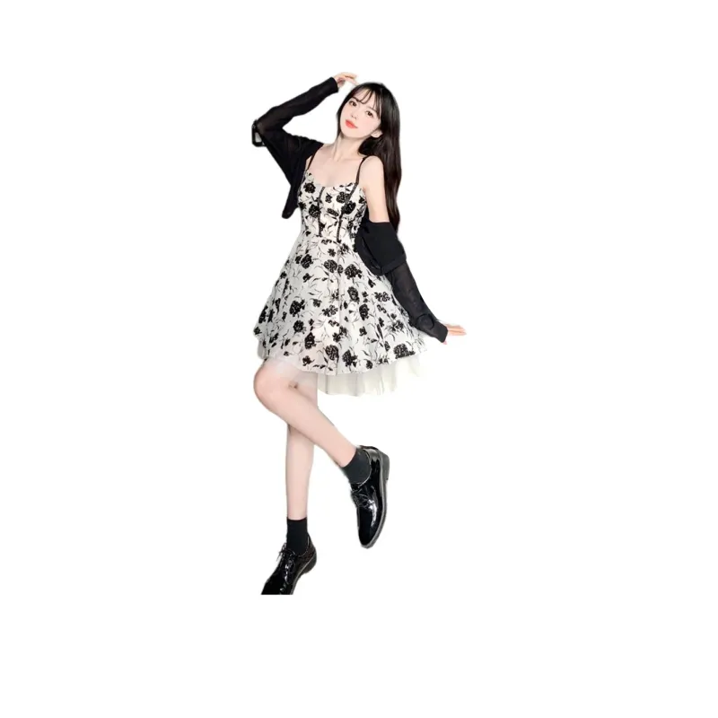 KUNZHUDAXIANG Skirt Set Women's-0