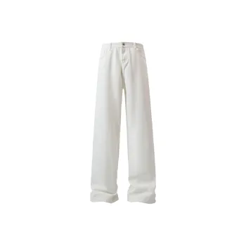 LUYUSHANYU Jeans Unisex White