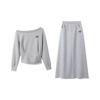 BVODE Two Piece Skirt Sets Women's