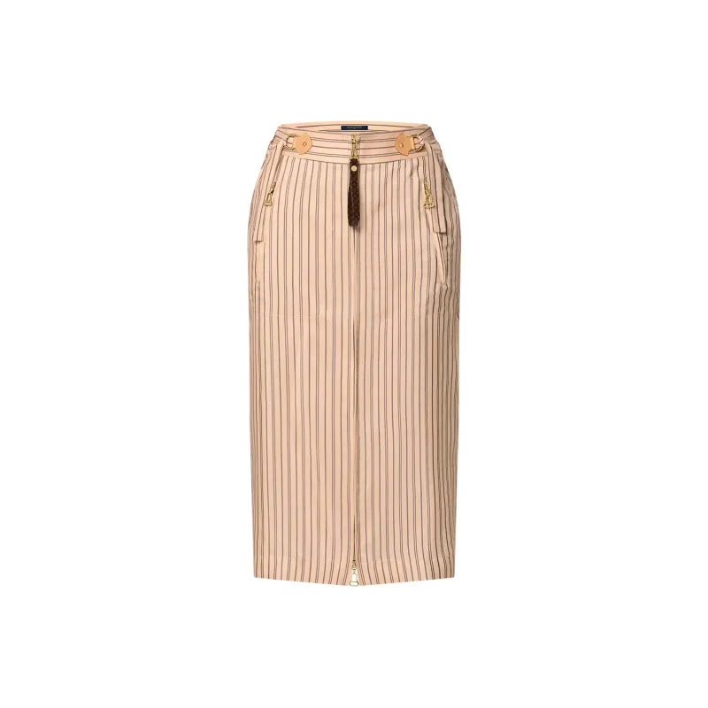 LOUIS VUITTON Neverfull Stripes Utility Skirt-0