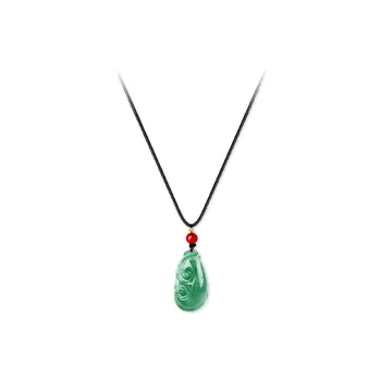 JUICY GRAPE African Emerald Jade Necklaces Women's