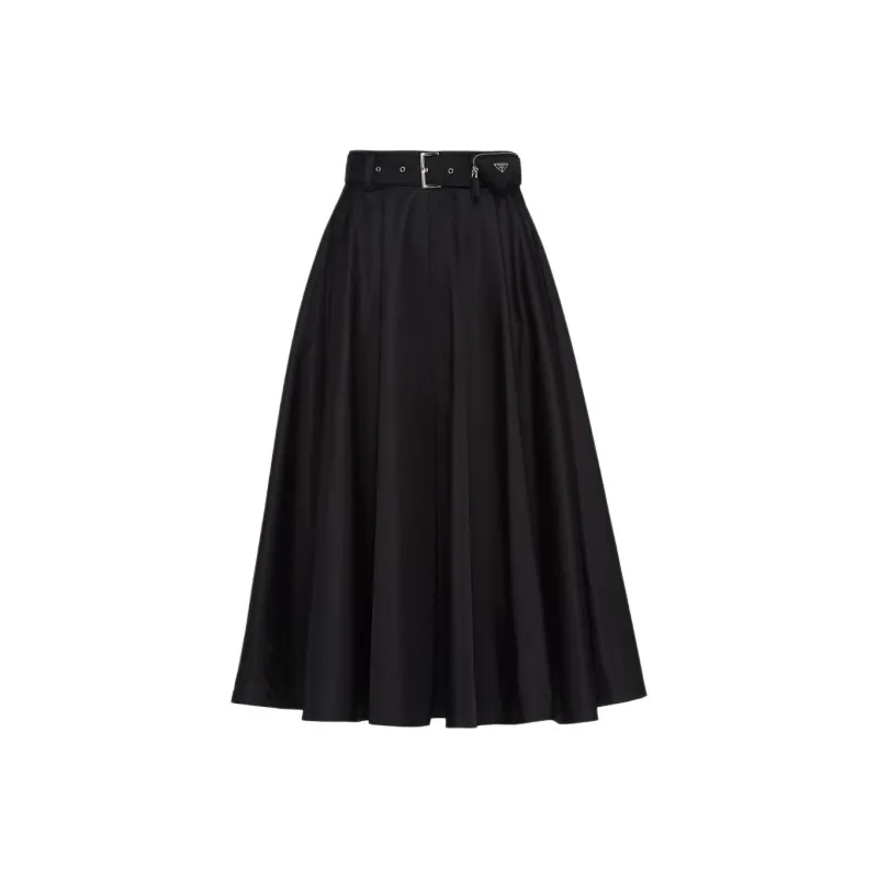 PRADA Re Nylon Pouch embellished Miniskirt-0