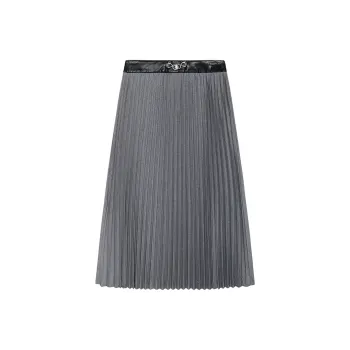 DKNY Casual Long Skirt Women's Heather Gray