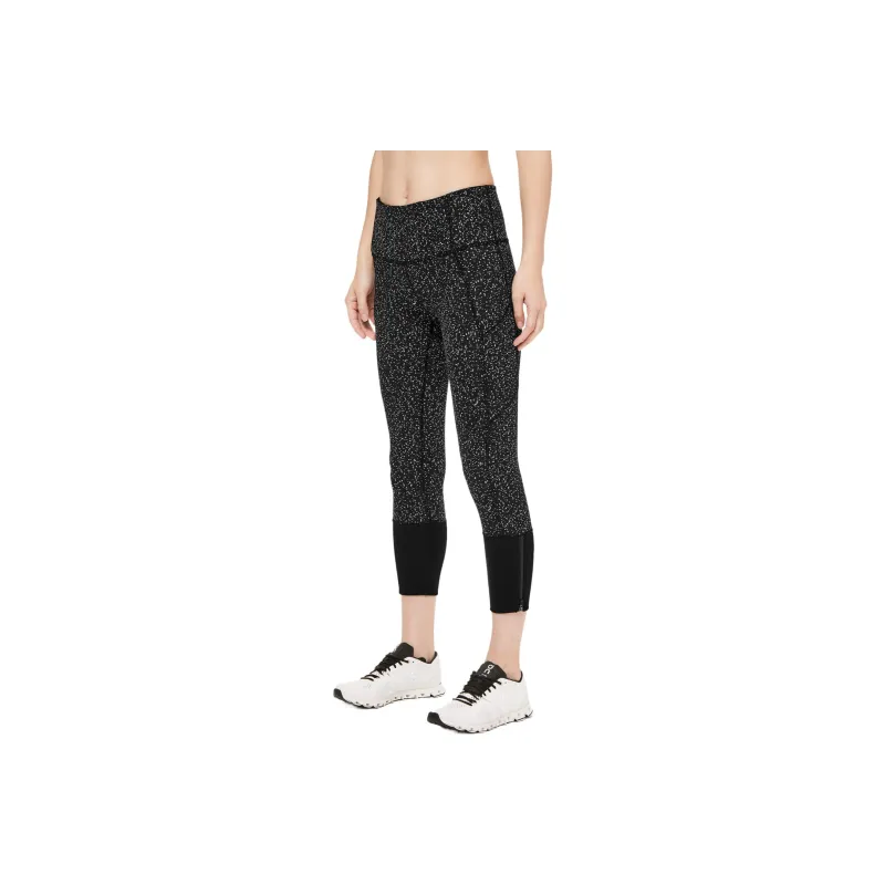 Lululemon Rebel Runner Sports Pants 23' Women's Black Jacquard-0