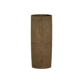 URBAN REVIVO Casual Long Skirt Women's Olive Green