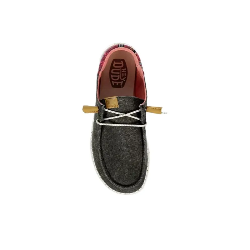 Heydude Wendy Funk Baja Casual Single Shoes Women's Black-4