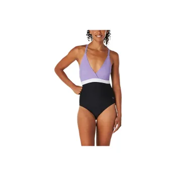 Speedo Adjustable Crossback One Piece One piece Swimsuit Women's Purple