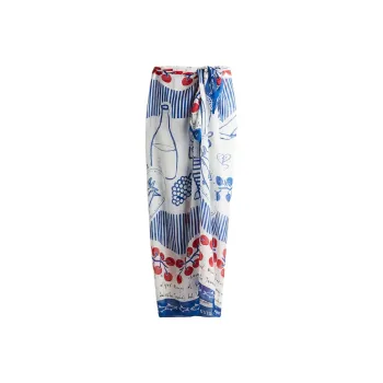 H&M Wrap Skirt Women's White/Tomato