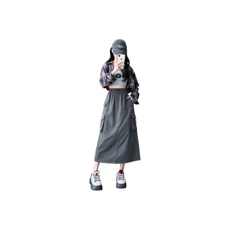 Ordifen Casual Long Skirts Women's-2