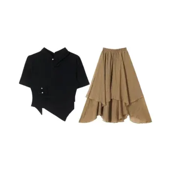 PUREIDOL Skirt Set Women's Black
