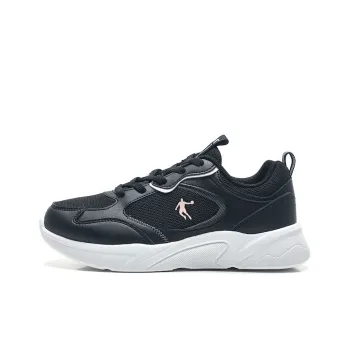 QIAODAN Anti Slip Wear Resistant Low Top Casual Running Shoes Women's Black
