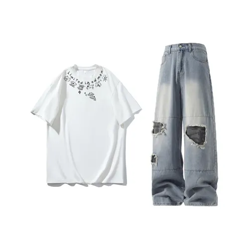 FAKE VINTAGE Shirt Matching Set Unisex