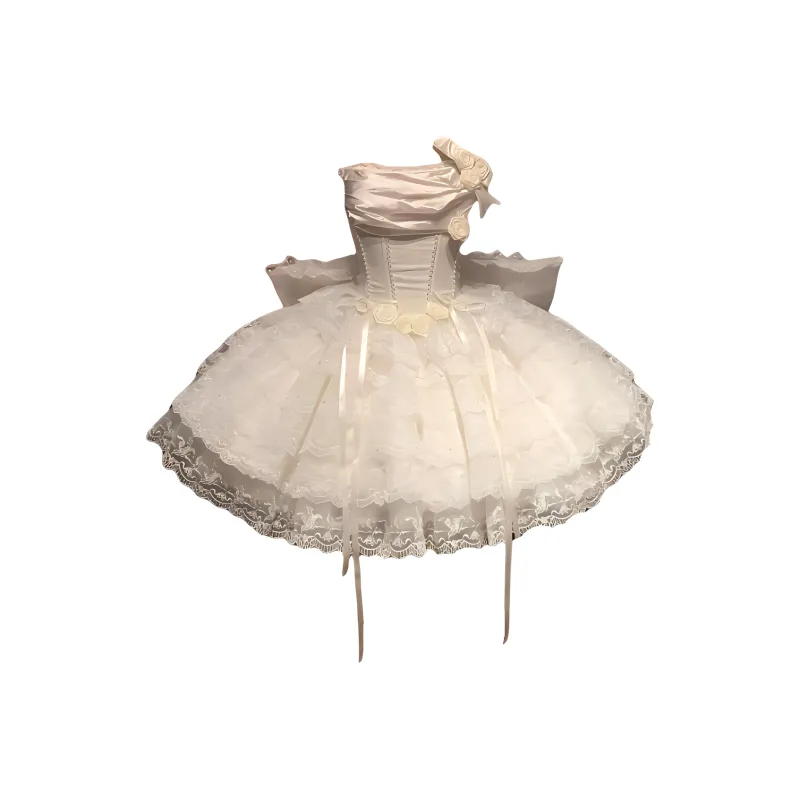 OUTDOORPRINCE Lolita Fashion Women's White-0