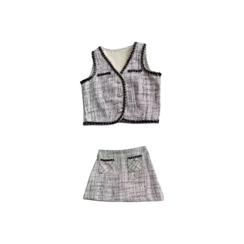 ABCMININ Skirt Set Women's Gray