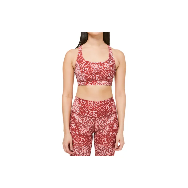 Lululemon Energy Sports Underwear Women's Orange Red Print-0