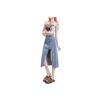 The New Age Family Denim Long Skirt Women's