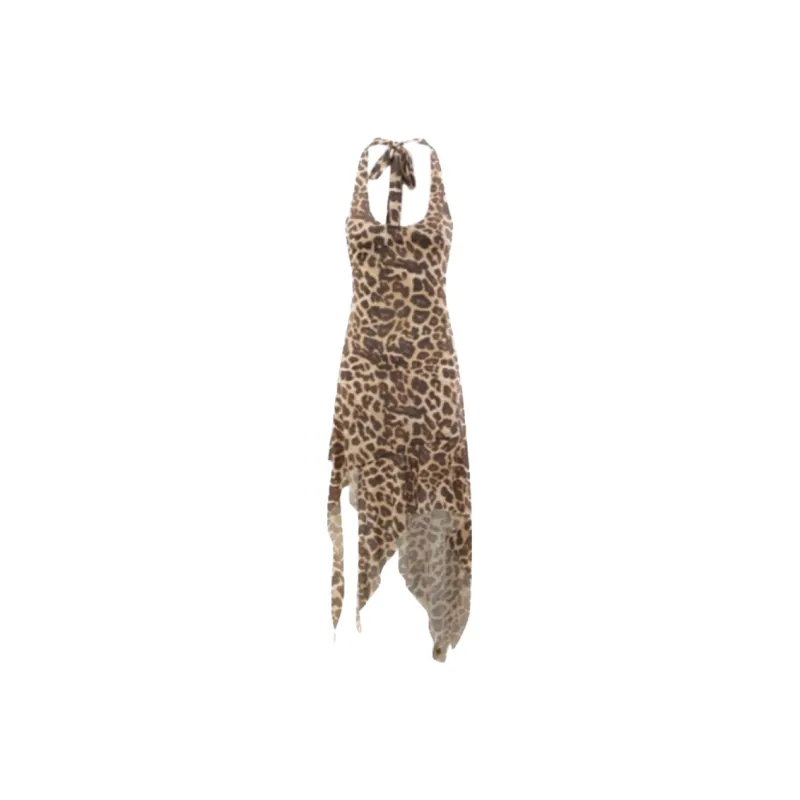 EMDPN Slip Dresses Women's Dark Brown-0