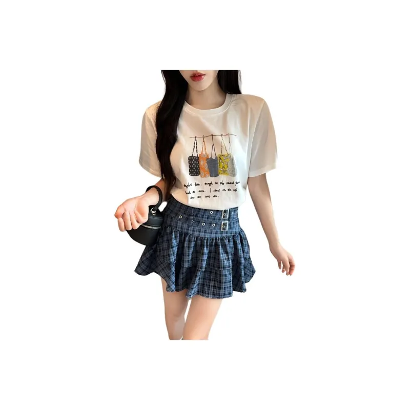 Flowers In Water Skirt Set Women's-0